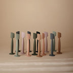 mushie Diaper Cream Applicator Soft Silicone with Suction Base (Cambridge Blue)