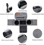 Momcozy Universal Stroller Organizer with Insulated Cup Holder Detachable Phone Bag & Shoulder Strap, Fits for Stroller like Uppababy, Baby Jogger, Britax, BOB, Umbrella and Pet Stroller