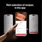 Sync One Smart Wireless Meat Thermometer: Standalone Base with LCD Display, Unlimited WiFi & Bluetooth Range, Enhanced Signal Stability for BBQ, Grill, Oven, and Smoker