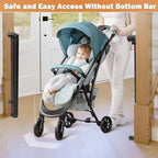 Retractable Baby Gates for Stairs, 78" Extra Wide Retractable Dog Gate with Support Rods for The House, 42" Extra Tall Baby Safety Gates Pet Gate for Doorways, Hallways, Indoor, Outdoor