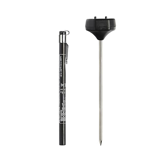 CDN Digital Thermometer | NSF Certified | ProAccurate® | 5" Stem with Protective Sheath | For Meat, Poultry, Candy | Easy One-Button Operation | DT392