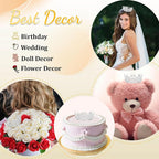 CAVETEE Mini Crown Cake Topper, Small Princess Tiara Crystal Crown Flower Bouquets Accessories for Cake Topper, Flower Arrangements and Decorations (silver)