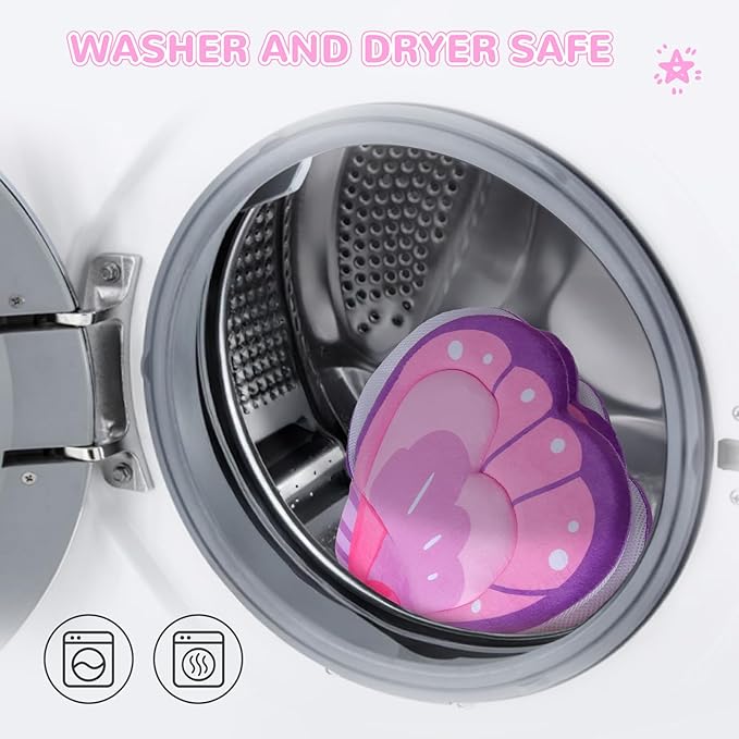 Pink Butterfly Baby Bath Pad - Soft Non-Slip Bathtub Mat for Newborns & Infants, Waterproof Bath Cushion with Flower Design for Sink or Tub, Safe & Comfortable