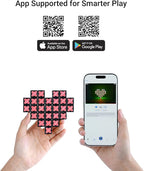 TOSY Magnet Cube 2x2 - 8 Blocks, 2 in 1 Toy: 2x2x2 Puzzle Cube and Customizable Infinity Cube, Glowing, UV Flashlight, Fidget/STEM/STEAM Magnet Tiles Birthday Gift for Kids/Teens/Adults, 2-Pack