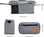Momcozy Universal Stroller Organizer with Insulated Cup Holder Detachable Phone Bag & Shoulder Strap, Fits for Stroller like Uppababy, Baby Jogger, Britax, BOB, Umbrella and Pet Stroller