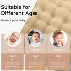 Yoofoss Hooded Baby Towels for Newborn 2 Pack 100% Muslin Organic Cotton Baby Bath Towel with Hood for Babies, Infant, Toddler and Kids, 32x32Inch, Soft and Absorbent Newborn Essential, Beige Floral