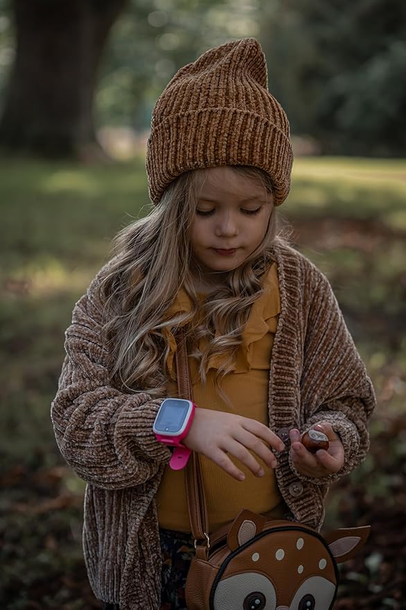 XPLORA XGO 3 - Watch Phone for Children (4G) - Calls, Messages, Kids School Mode, SOS Function, GPS Location, Camera and Pedometer – (Subscription Required) (Pink)