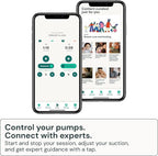 Willow Go - Hands Free Breast Pump - Wearable Breastfeeding Pump - Portable, Electric, Cordless, & 9 Levels of Hospital Grade Suction Strength - Postpartum Essentials - Single Breast Pump