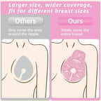Breast Therapy Ice Packs Large Hot Cold Breast Pads, Nipple Cooling Gel Pads for Clogged Milk Duct Relief, Engorgement, Breast Augmentation Surgery, Breastfeeding Essentials for New Moms, 2 Pack