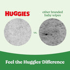 Huggies Natural Care Sensitive Baby Wipes, Unscented, Hypoallergenic, 99% Purified Water, 10 Flip-Top Packs (560 Wipes Total)