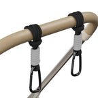 SURDOCA Baby Stroller Hooks, Stroller Clips and Hooks for Diaper Bag, Mommy Bag Hook for Stroller Heavy Duty, Universal Stroller Hanger and Strap, Stroller Accessories for Mom