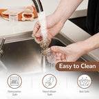 2 Pack Silicone Baby Fruit Feeder with Mini Freezer Tray, Breastmilk Popsicle Molds for Baby Teething Relief, Teethers, Fresh Food Feeder for Safe Infant Self Feeding, Extra Food Pouches - Chocolate