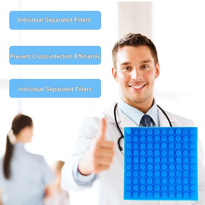 100pcs Baby Nasal Aspirator Hygiene Filters, Replacement for NoseFrida Nasal Aspirator Filters, BPA, Phthalate & Latex-Free