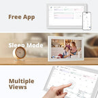 Dragon Touch 15.6" Digital Calendar Chore Chart – 1080P Full HD Interactive Touchscreen, Smart Family Planner, Hearth Display Digital Calendar Wall & Desk Mountable for Seamless Scheduling