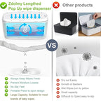 Zdolmy Wipes Dispenser, Wipe Holder for Baby, Refillable Wipe Container, Large Capacity, Lengthen, Fit for Most Standard Baby Wipe