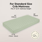 KeaBabies 2-Pack Baby Crib Sheets for Boys, Girls - 52x28 Viscose Derived from Bamboo Toddler Bed Sheets Neutral, Fitted Crib Mattress Cover for Standard Baby Bedding, Soft & Cozy (Lunaris)