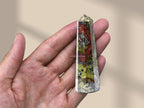 Amazing Gemstone Dragon Bloodstone Crystal Towers - Natural Healing Crystal Point Obelisk for Reiki Healing and Crystal Grid (2 Inch to 3 Inch)