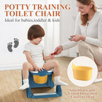 Potty Training Seat, Toddler Toilet Seat for Little Boys Girls, Potty Training Toilet with Urinals, Toddler Step Stool Ladder and Splash Guard