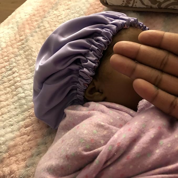 AKISS Baby Infant Newborn Toddler Satin Silk Hair Bonnet Cap for Sleeping 0-3 0-6 3-6 6-12 Months 1-2 1-3 Years