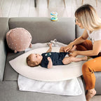 Baby Lounger Cover: Skin-Friendly & Breathable Slipcover for Lounging & Playtime - Snug Fit & Zipper-Free for Safty Daily Homeuse - Must Have for New Parents