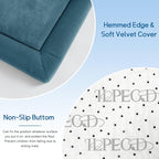 Baby Play Mat for Floor Tummy Time Mat Nursery Rug Muscle Mat Area Rug Playroom Rug Tatami Mat 6'7"x5'11" Memory Foam 1.3" Thick Crawling Mat For Babies,Toddlers, Infants, Kids,Floor Mat(Green)