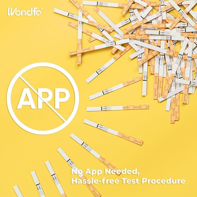 Wondfo Early Result Pregnancy Test Strips - Get Results 6 Days Sooner Than Missed Period-Sensitive and high-Accuracy HCG Testing Kit at 10 MIU/ml Cut-Off -[25 Packs]