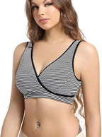 SUIEK 4 Pack Nursing Sleep Bra Maternity Bralette Cotton Breastfeeding Bras