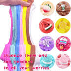 Butter Slime Kit for Girls and Boys 11pack with Scent,Stretchy and Non-Sticky,Stress Relief Fidget Toy,Birthday Gift and Party Favors Easter Basket Stuffers Christmas Party Supplies