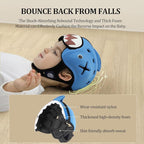 Baby Head Protector Baby Helmet for Crawling and Walking - No Bumps and Soft Safety Peak - Ultra Light and Adjustable Baby Head Protector Suitable for Babies 6-24 Months-Shark
