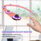 Hand Operated Mini Drones, Fidget Flying Spinner with Lights, UFO Drone Flying Toys, Cool Stuff Gadgets Christmas Birthday Gifts for Boys Girls Teens 8 9 10 11+