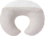 Nursing Pillow and Positioner Breastfeeding and Bottle Feeding, Propping Baby, Tummy Time, Sitting Support for Baby Boy Baby Girl, with Removable Dots Cover (Sand, 22 X 17.7 X 5.9 Inch)