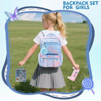 Aesthetic Kawaii Rainbow Backpack