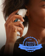 femometer Infrared Ear Thermometer for Adults & Kids, Highly Accurate, 1s Result, 30 Memory Recall, 3-Color Fever Alarm, with 21 Disposable Probe Covers & Storage Case