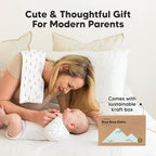 Organic Burp Cloths Baby Boy, Girl - 6-Pack Large Cotton Burping Cloths for Babies, Spit Up Rags, Super Absorbent, Ultra Soft Newborn Rag, Gender Neutral, Machine Washable, Durable (Marine Muse)