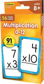 Teacher Created Resources Multiplication 0–12 Flash Cards (EP62035)