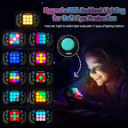 2024 New Fast Push Game Light Up Pop Fidget Toys,Its Electronic Handheld Game for Kids Teens Adults,Youth Quick Push Buttons Gamepad,Xmas Birthday Gifts Toys for Boys Girls,Ages 3 and Up(Black)