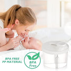 Accmor Baby Formula Dispenser On The Go, Non-Spill Rotating Four-Compartment Formula Container to Go, Milk Powder Kids Snack Container for Infant Toddler Travel Outdoor, White
