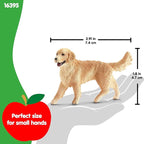 Schleich Farm World, Farm Animal Toys for Kids and Toddlers, Golden Retriever Toy Dog Figurine, Ages 3+