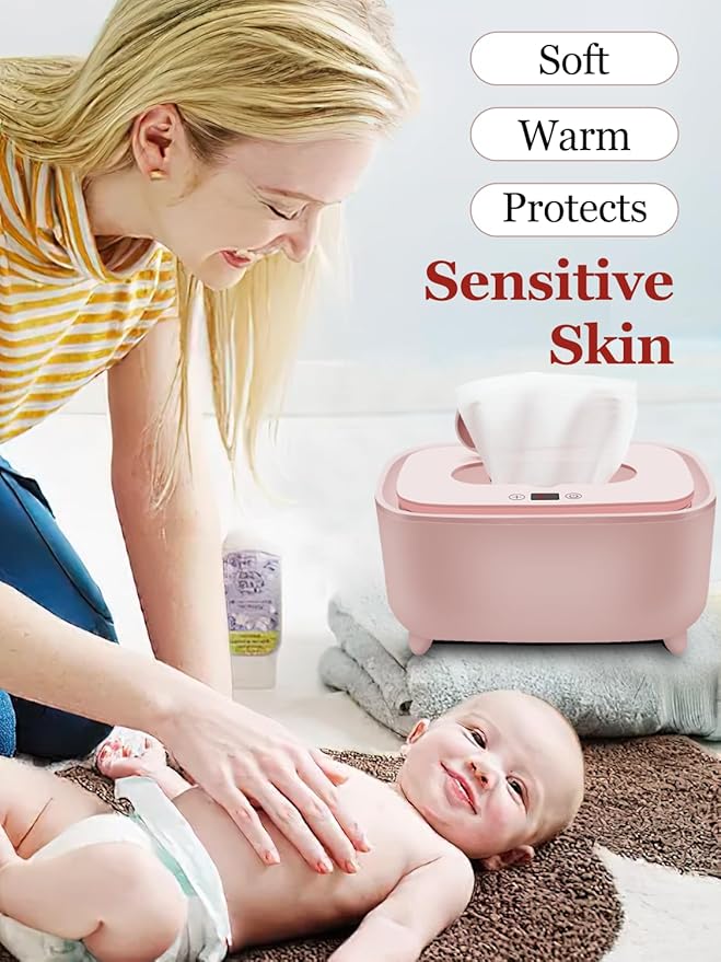 Wipe Warmer - 2025 New Premium Baby Wet Wipes Dispenser, Baby Wipe Warmer for Home Use - Essential Calentador De Wipes para Bebes - Travel Friendly with Direct Plug-in Power Supply