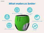Youth Special Needs Reusable Swim Diapers Swimwear for Incontinence Cloth Diaper Covers Waterproof,Leakproof, Unisex (Lime Green, 8-10T)