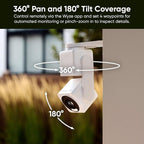 WYZE Cam Pan v4, 4K Smart Security Camera, AI Indoor/Outdoor Cameras for Home Security, Baby & Pet, Color Night Vision, 360° Pan/Tilt/8 x Digital Zoom, 2.4G & 5G, Works with Alexa & Google Assistant