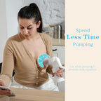 Hot/Cold Breast Gel Bead Ice Packs Breast Cooling/Heat Pads Relief for Breastfeeding, Nursing Pain, Mastitis, Engorgement, Swelling, Plugged Ducts | Boost Milk Let-Down & Production,2 Pack (Blue)