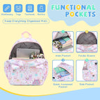 SUN EIGHT Toddler Backpack for Boys & Girls - Lightweight Kids Backpack for Preschool,Kindergarten & Travel,Cute Animal Design,Durable Small School Bag for Daycare (Ages 2-5)