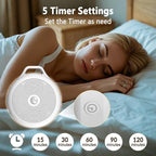 Portable White Noise Sleep Sound Machine for Home and Travel. Perfect for Your Sleeping Baby with a dimmable Night Light and Long Battery Life. Baby Essential Adult/Child Lock Feature