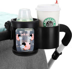 Accmor Universal Cup Holder, Stroller Cup Holder, 360° Rotatable Large Caliber Designed Bottle Holder for Stroller, Bike, Wheelchair, Walker, Scooter
