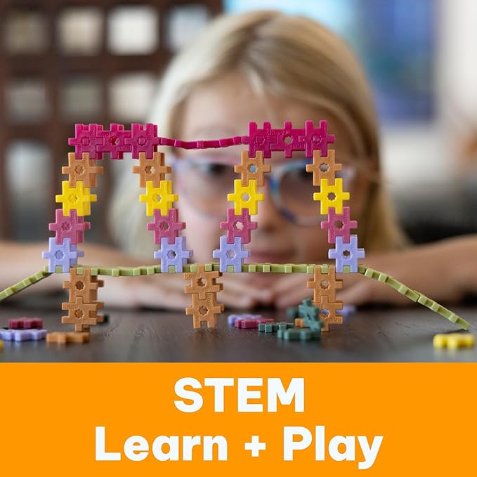 KADU 680pc Rainbow Classic Set - STEM/STEAM Building + Construction Toy, for Open + Imaginative Play - Ages 5+
