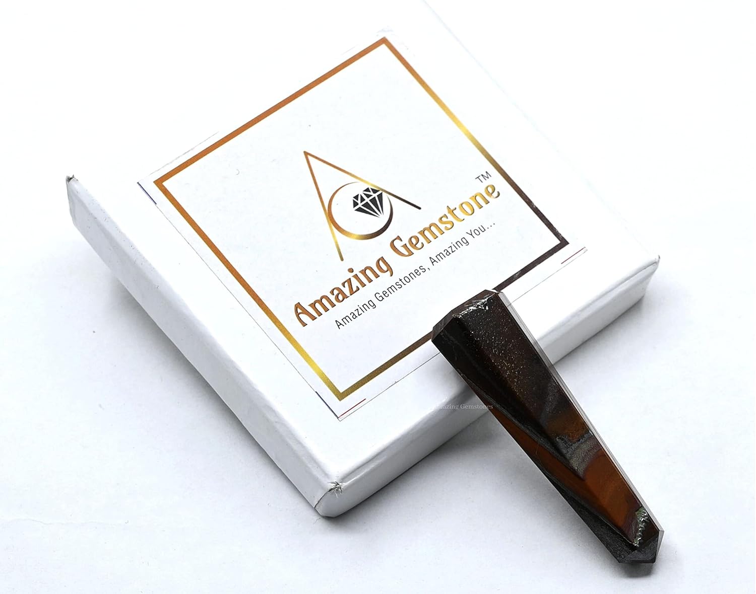 Amazing Gemstone Red Tiger Eye Crystal Towers - Natural Healing Crystal Point Obelisk for Reiki Healing and Crystal Grid (3 Inch)