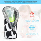Accmor Baby Bottle Cooler Tote Bags, Insulated Breastmilk Cooler Bag, Nursing Bottle Warmer Bag for Nursing Mom Daycare Travel