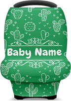 Baby Car Seat Stroller Cover Nursing Cover New Mom Breastfeeding Scarf Soft Stretchy Infant Carrier Cover Car Canopy Coverage