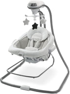 Graco DuetConnect LX Portable Baby Swing and Bouncer, Multi-Direction Baby Bouncer Seat, Multiple Swing Speeds, Redmond